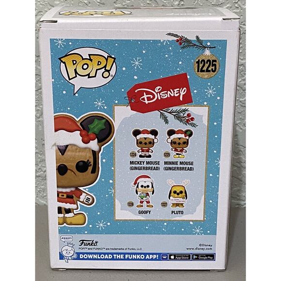Funko Disney Holiday 2023 POP Minnie Mouse Gingerbread Vinyl Figure 1225 NEW - Picture 2 of 6